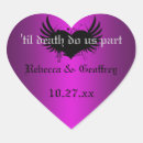 Recherche de gothique mariage autocollants Coeur