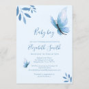 Recherche de papillon bleu invitations Garçon