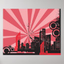 Suche nach abstrakte stadt poster Rot