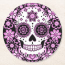 Recherche de crâne sucre dessous de verres Dia de los muertos