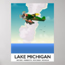 Recherche de le lac michigan posters Voyage