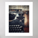 Recherche de machine à écrire vintage posters Nostalgie