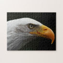 Recherche de aigle noir puzzles Blanc