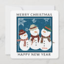 Suche nach schneemensch karten Weihnachtskarte