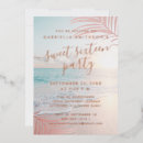 Recherche de foil 16ans anniversaire invitations Métallisé