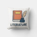Recherche de littérature coussins Club de lecture