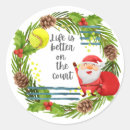 Recherche de court de tennis autocollants Tribunal