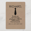 Recherche de will you be my best man invitations Groomsman