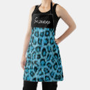 Recherche de bleu turquoise tabliers Monogramme