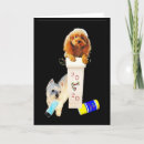 Recherche de chien nouvel an cartes Caniche