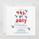 Recherche de bbq du 4 juillet invitations Rétro