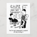 Suche nach speck und eier postkarten Kaffee