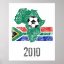 Recherche de drapeau sud africain posters Football