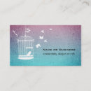 Recherche de cage oiseaux cartes visite Vintage