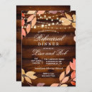 Recherche de fall répétition dîner invitations Rustique