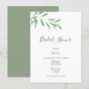 Recherche de olive branch bridal shower invitations Minimaliste