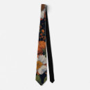 Recherche de fleur vintage cravates Noir