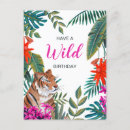 Recherche de tiger anniversaire cartes Jungle