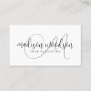 Recherche de monogramme manuscrit cartes visite Simple
