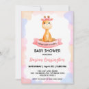 Recherche de giraffe baby shower garçon invitations Étoile