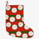 Recherche de fleur rouge chaussette de noël Xmas
