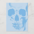 Recherche de visage de crâne cartes postales Gothique