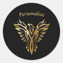 Suche nach mythischer vogel aufkleber Phönix steigt