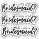 Suche nach bridesmaid aufkleber Hochzeitsticker