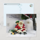 Recherche de santa claus cartes postales Hiver