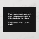 Recherche de stupide cartes postales Citations