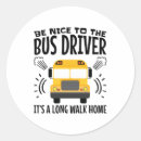 Recherche de chauffeur de bus autocollants Retour à l'école