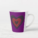 Recherche de coeur gothique tasses Noir