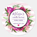 Recherche de savon fait main autocollants Rose