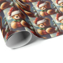Recherche de nounours papier cadeau Festif