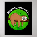 Suche nach funny sloth poster Niedlicher faultier