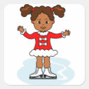 Recherche de patineuse autocollants Pour enfants
