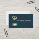 Recherche de rose flamant cartes visite Mignon