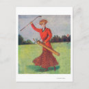 Suche nach golfing postkarten Frau
