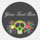 Recherche de de calavera autocollants Crâne floral