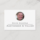 Suche nach auktionator visitenkarten Auktionen