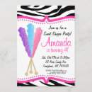 Recherche de doux de magasin anniversaire invitations Fille