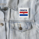 Recherche de croatie badges Drapeau de la croatie
