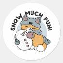 Suche nach katze schnee aufkleber Weihnachtsgeschenk