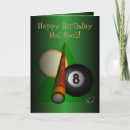 Recherche de billards vœux cartes Huit
