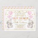 Recherche de elephant baby shower fille invitations Mother to be