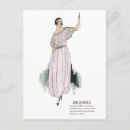 Recherche de mode des années 1920 cartes postales Rose