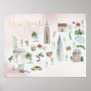 Suche nach new york watercolor poster Aquarell