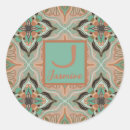 Recherche de ethnique autocollants Floral