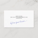 Recherche de encre bleue cartes visite Customer