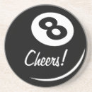 Recherche de boule billards de dessous de verres Huit